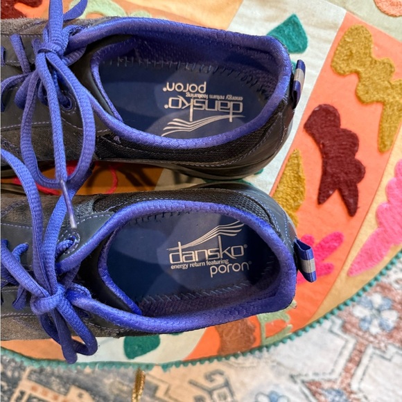 Dansko Charcoal and Violet Casual Shoes energy return featuring PORON - Picture 3 of 6